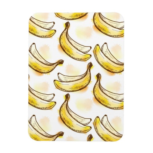 Patroon met banaan magneet (Verticaal)