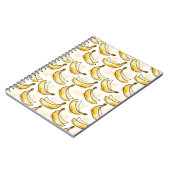 Patroon met banaan notitieboek (Linkerzijde)