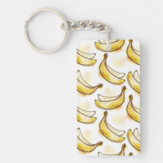 Patroon met banaan sleutelhanger (Voorkant)