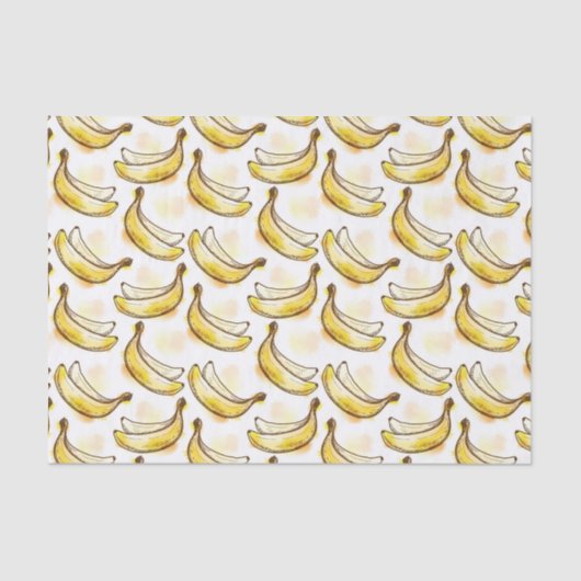 Patroon met banaan tissuepapier (Voorkant)