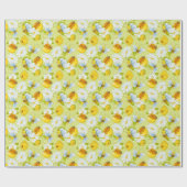 Patroon met bijen in blik cadeaupapier (Vlak)