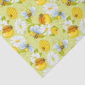 Patroon met bijen in blik tissuepapier (Detail)