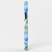 Patroon met blauwe waterverf bloemen Case-Mate iPhone case (Achterkant/rechts)
