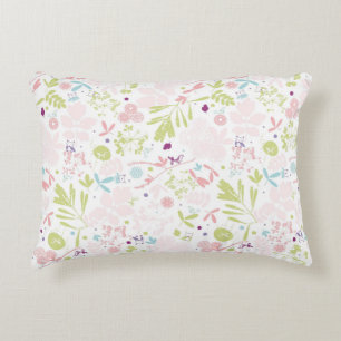 patroon met bloemen decoratief kussen