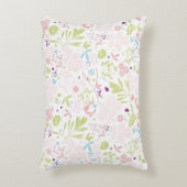patroon met bloemen decoratief kussen (Voorkant(Verticaal))