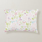 patroon met bloemen decoratief kussen (Achterkant)