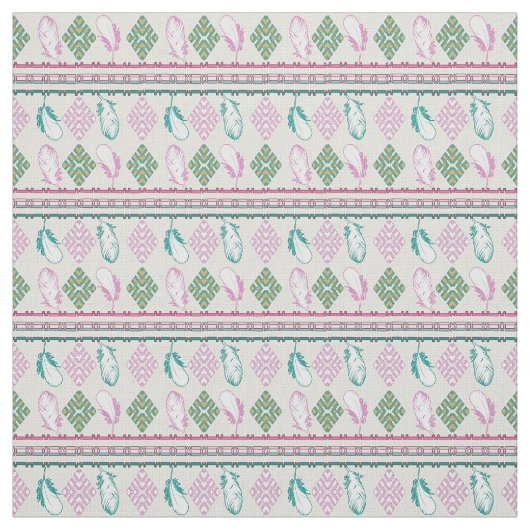 patroon met boho-stijl stof (Swatch)