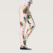 Patroon met bomen en palmbomen leggings (Rechts)