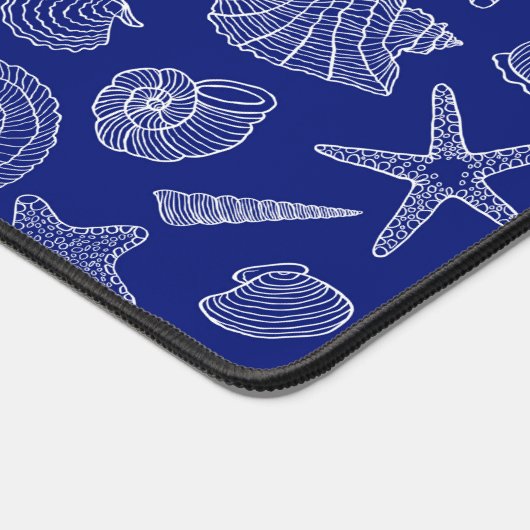Patroon met Bright Blue Shell Bureaumat (Hoek)