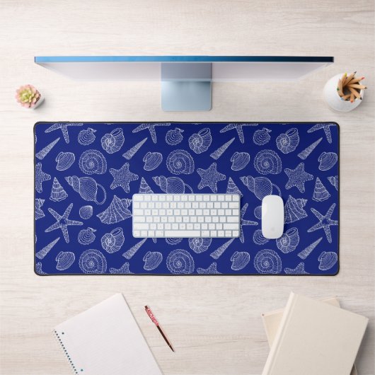 Patroon met Bright Blue Shell Bureaumat (Kantoor 1)