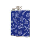 Patroon met Bright Blue Shell Heupfles (Links)