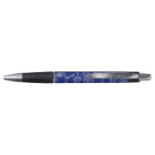 Patroon met Bright Blue Shell Pen (Achterkant)