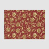 Patroon met bruine en gouden flessenflats tissuepapier (Voorkant)