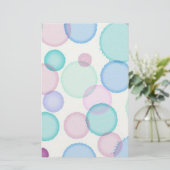 Patroon met bundels verf Waterverf verf Briefpapier (Staand voorkant)