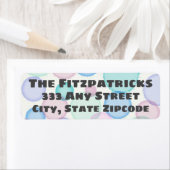 Patroon met bundels verf Waterverf verf Etiket (Insitu)