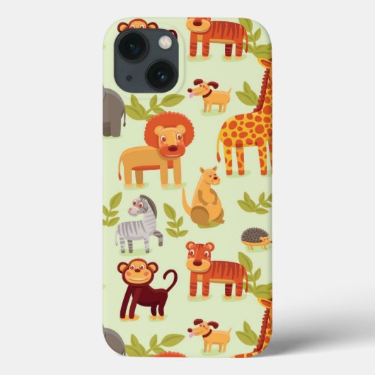 Patroon met cartoon dieren Case-Mate iPhone case (Achterkant)