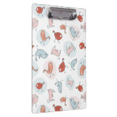 patroon met cartoon vogels klembord (Rechts)