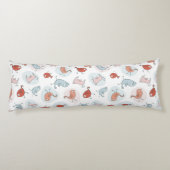 patroon met cartoon vogels lichaamskussen (Achterkant)