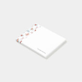 patroon met cartoon vogels post-it® notes (Schuin)