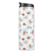 patroon met cartoon vogels thermosbeker (Geroteerd rechts)