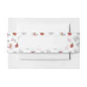 patroon met cartoon vogels uitnodigingen wikkel (Voorkant Voorbeeld)