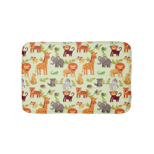 Patroon met Cartoons Badmat (Voorkant)