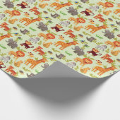 Patroon met Cartoons Cadeaupapier (Hoek)