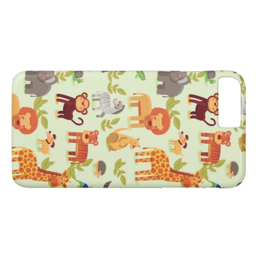 Patroon met Cartoons Case-Mate iPhone Case (Achterkant (Horizontaal))
