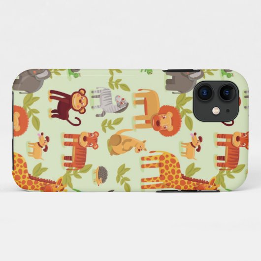 Patroon met Cartoons Case-Mate iPhone Case (Achterkant (horizontaal))