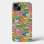  patroon met cartoons Case-Mate iPhone case (Achterkant)