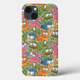  patroon met cartoons Case-Mate iPhone case