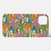  patroon met cartoons Case-Mate iPhone case (Achterkant (horizontaal))