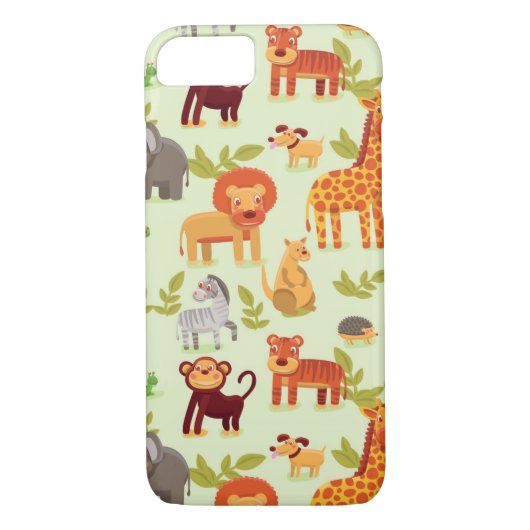 Patroon met Cartoons Case-Mate iPhone Case (Achterkant)