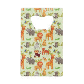 Patroon met Cartoons Creditkaart Flessenopener (Achterkant)