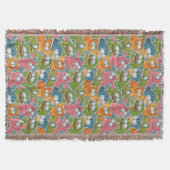  patroon met cartoons deken (Voorkant)