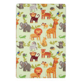 Patroon met Cartoons Mini Klembord (Achterkant)