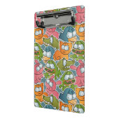  patroon met cartoons mini klembord (Angled2)