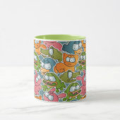 patroon met cartoons mok (Midden)