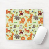 Patroon met Cartoons Muismat (Met muis)