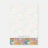  patroon met cartoons post-it® notes (Voorkant)