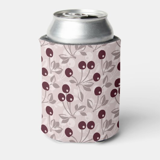 Patroon met Cherries 2 Blikjeskoeler (Blikje Achterkant)