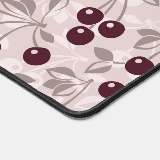 Patroon met Cherries 2 Bureaumat (Hoek)