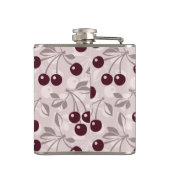 Patroon met Cherries 2 Heupfles (Achterkant)