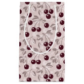Patroon met Cherries 2 Klein Cadeauzakje (Voorkant)