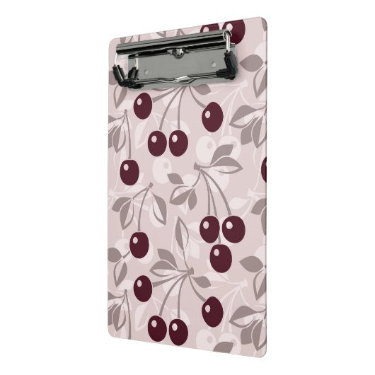 Patroon met Cherries 2 Mini Klembord (Angled2)