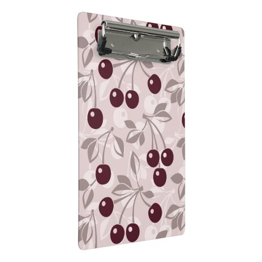 Patroon met Cherries 2 Mini Klembord (Schuin)