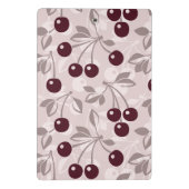 Patroon met Cherries 2 Mini Klembord (Achterkant)