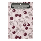 Patroon met Cherries 2 Mini Klembord (Voorkant)