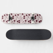 Patroon met Cherries 2 Persoonlijk Skateboard (Horizontaal)