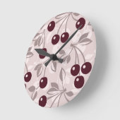 Patroon met Cherries 2 Ronde Klok (Hoek)
